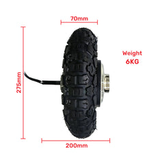 11 inch Geared Hub Motor Kit For Patrol Robots