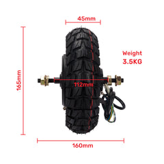 10 Inch BLDC Gearless Electric Hub Motor