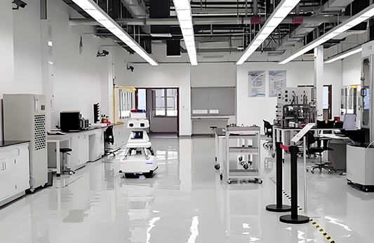 What are the mandatory requirements for dust-free robot chassis in specialized industries?