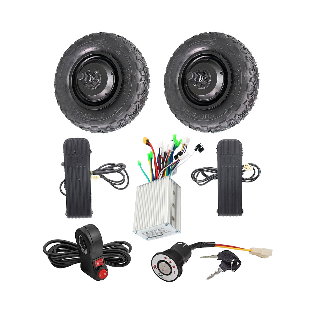 10 Inch Electric Geared Hub Motor Wheel Conversion Kit