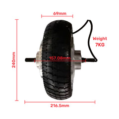 10 inch Geared Hub Drive Motor Kit