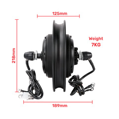 Electric 12 inch Brushless Gearless wheel Hub Motor Kit