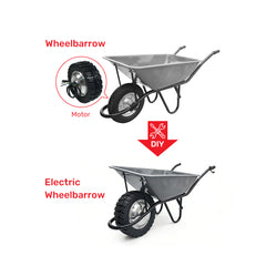 8 Inch DIY Geared Wheel Hub Motor
