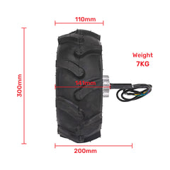 12 inch Geared Hub Motor Kit For Agriculture Robot