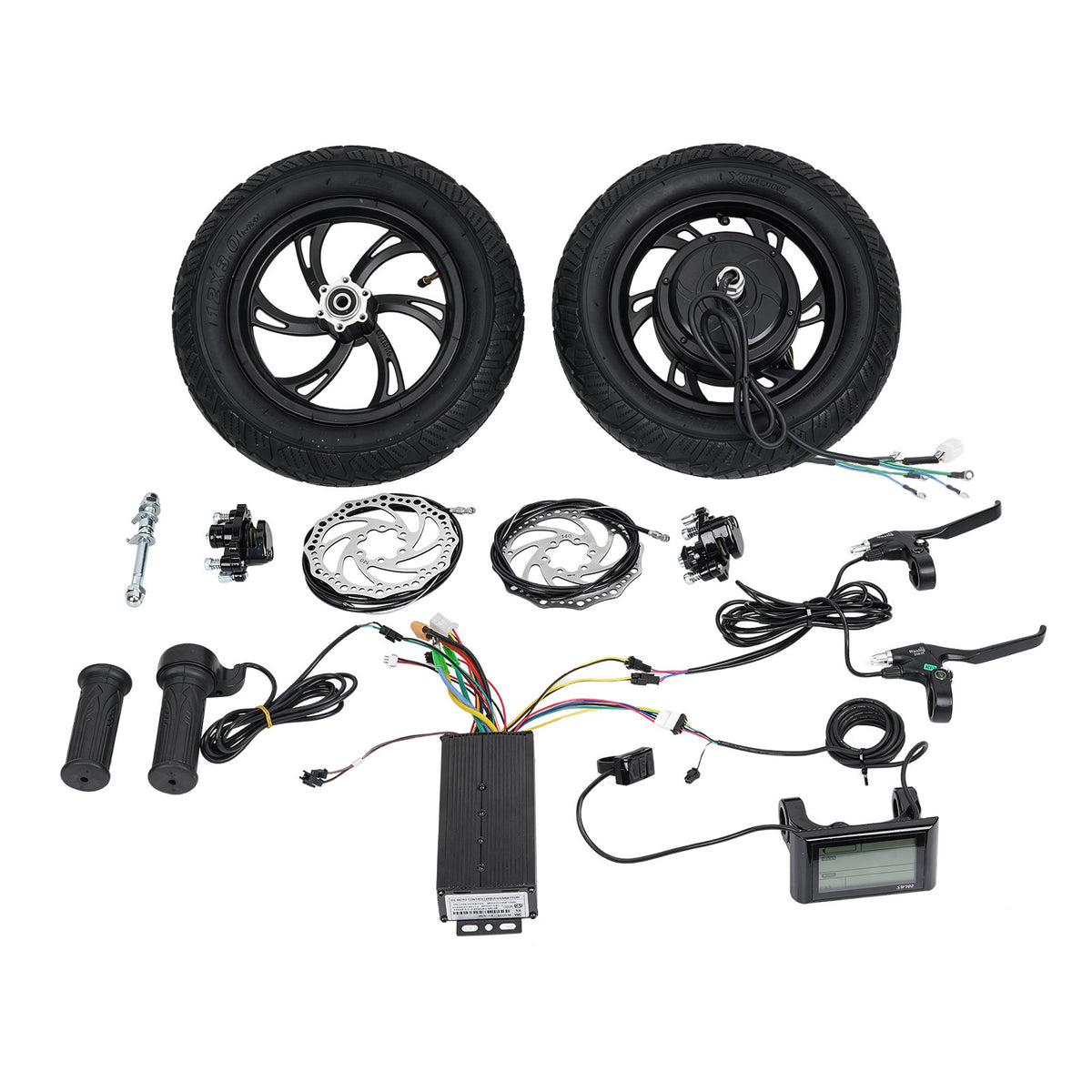 12 Inch 48V 1000W High-Torque Electric Scooter Hub Motor for Feido E-Bikes