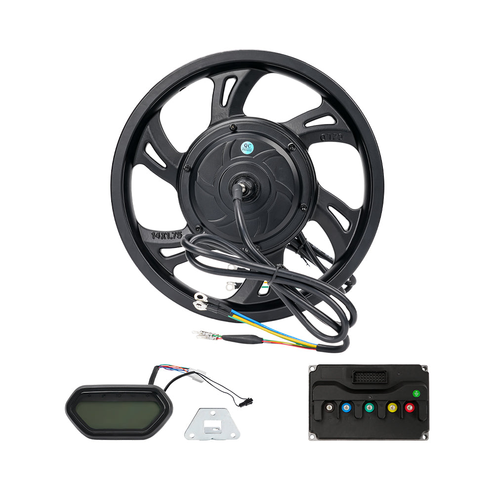 14 inch Electric Gearless BLDC Hub Motor Kit