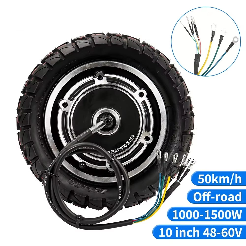 10 Inch Electric Scooter Hub Motor Kit High Performance Replacement for Kugoo Scooters